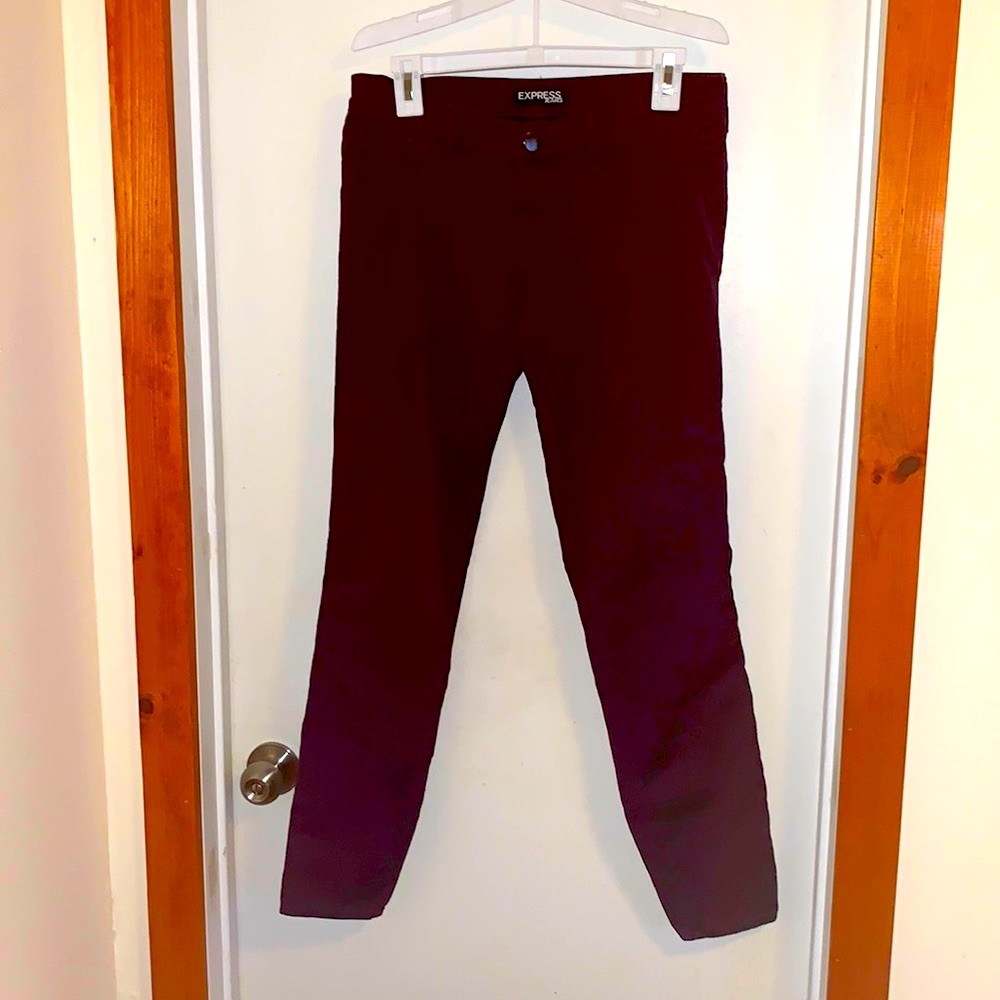 Dark purple Express jeans. Size 4. Fit like jeggings.
